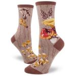 Socks: Mushrooms in Moss or Mushroom