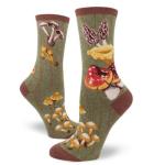 Socks: Mushrooms Green